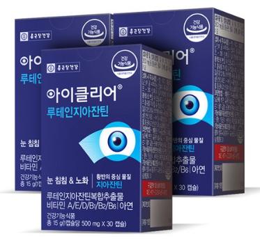 아이클리어 루테인지아잔틴, 30정, 3개