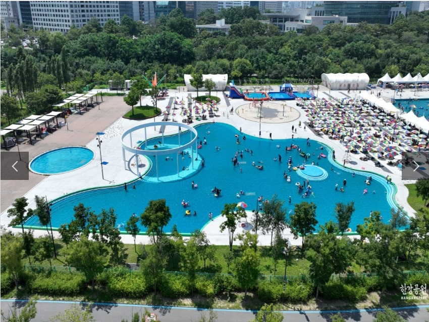 한강수영장 개장