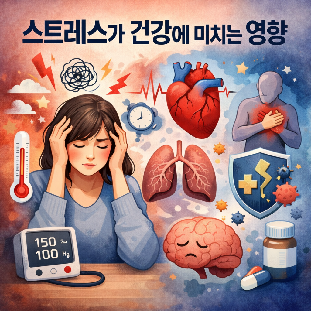 스트레스가 건강에 미치는 영향