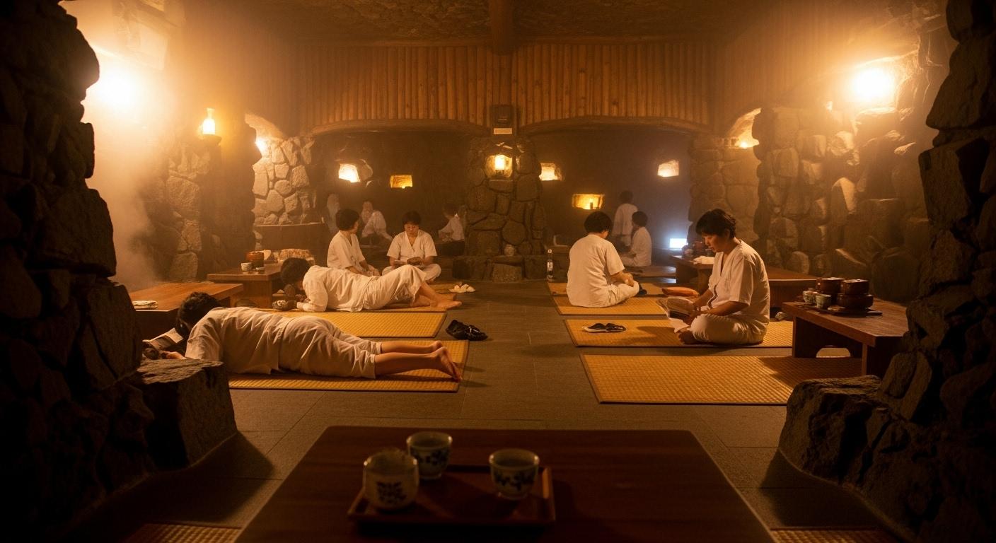 청도 군불로찜질방