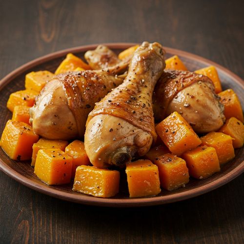 닭봉 단호박 조림