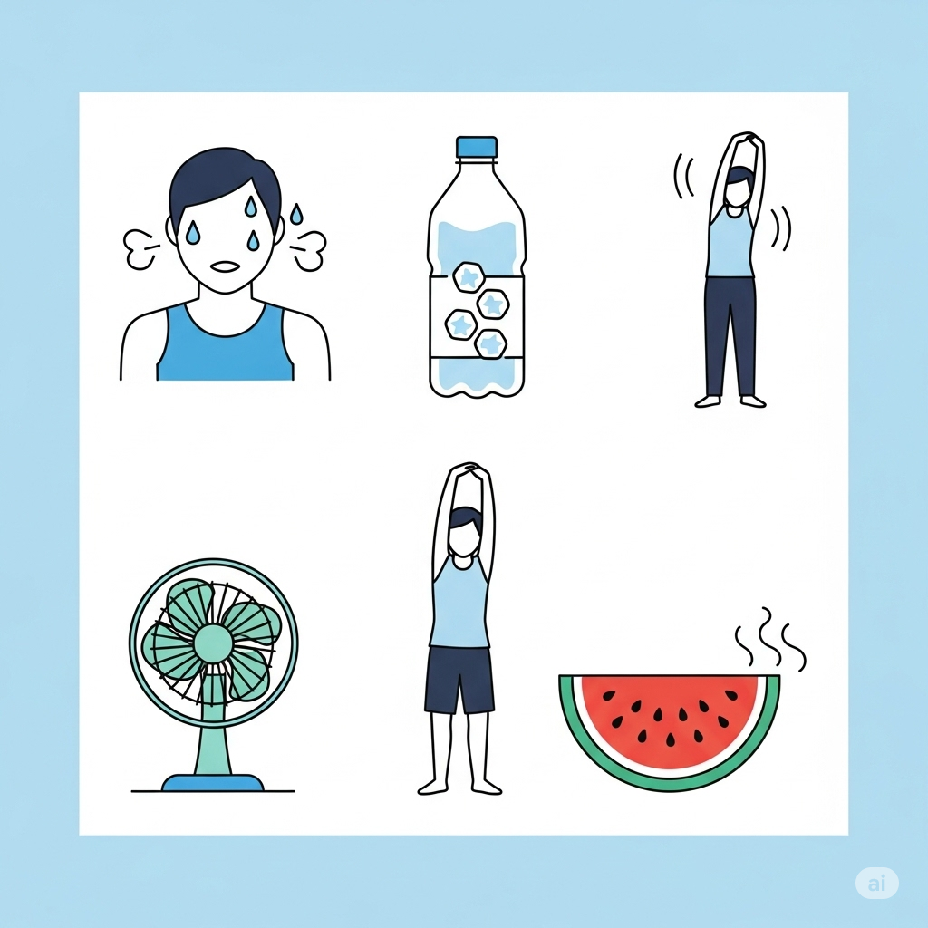 폭염 속 건강 지키는 7가지 루틴