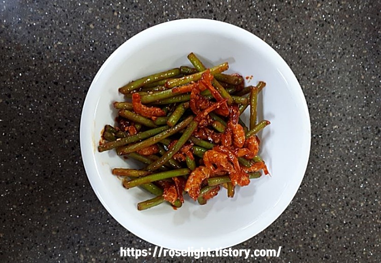 마른새우-마늘종볶음-마늘종 새우볶음 만드는 법