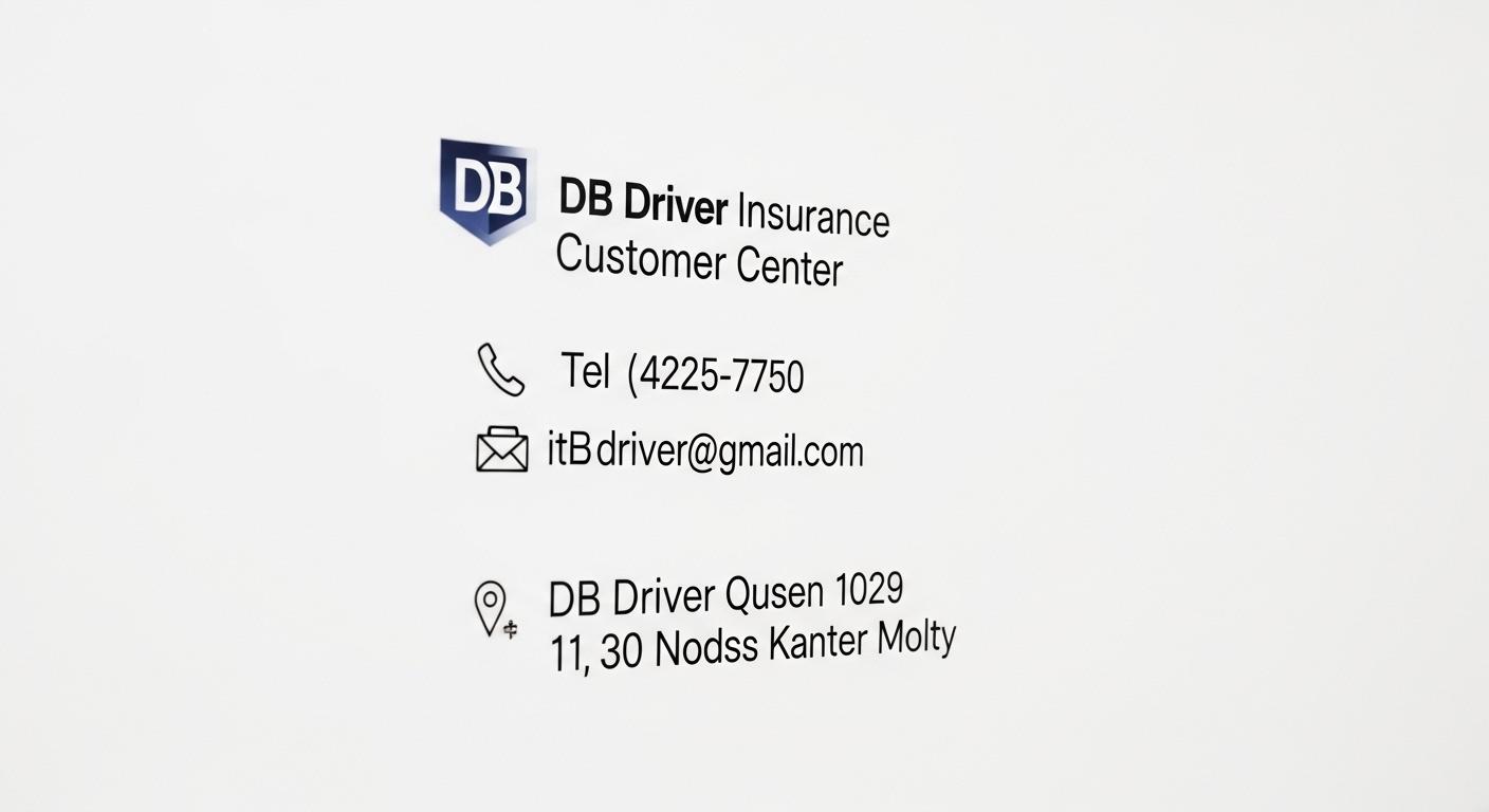db운전자보험 고객센터 연락처