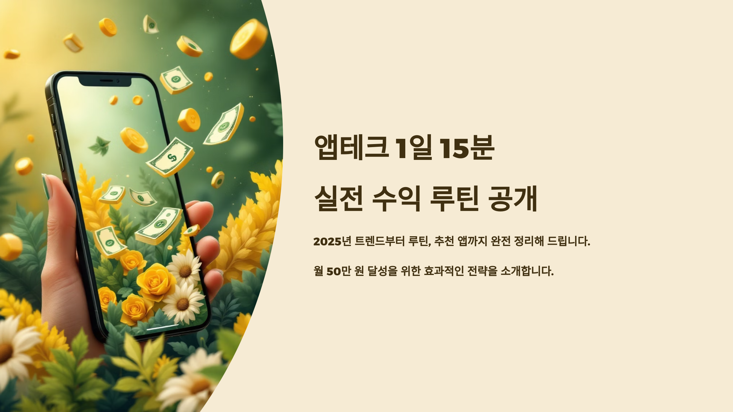 앱테크 1일 15분 실전 수익 루틴 공개