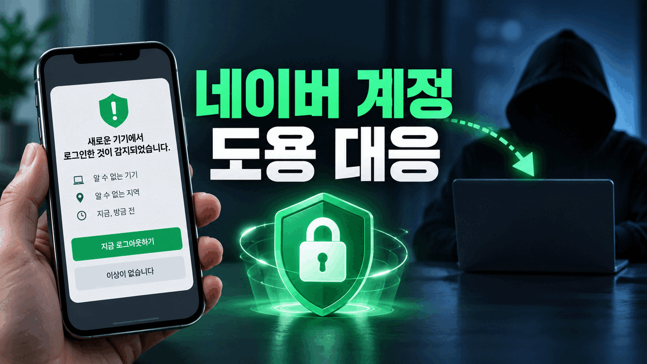 네이버 로그인 알림이 모르는 기기일 때 ❘ 기록 확인&middot;원격 로그아웃