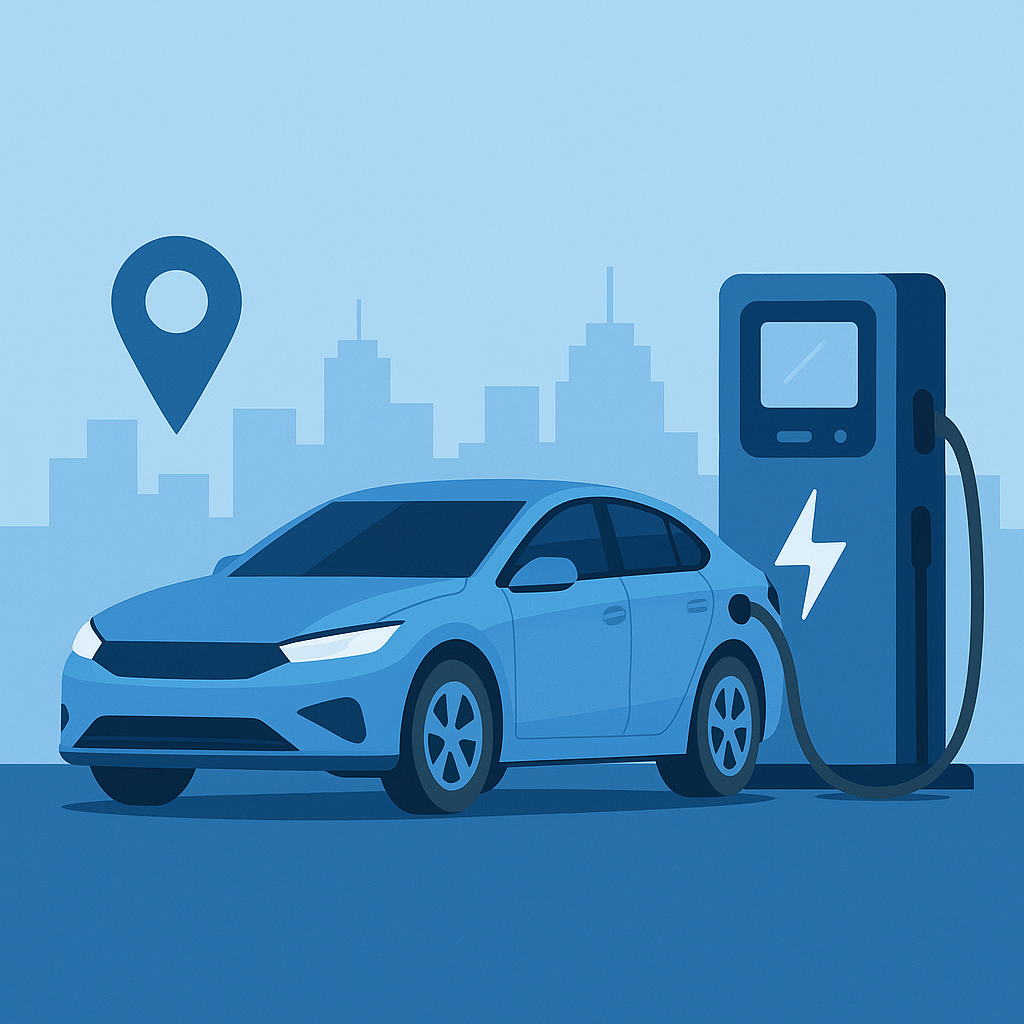 전기차 충전소 이미지