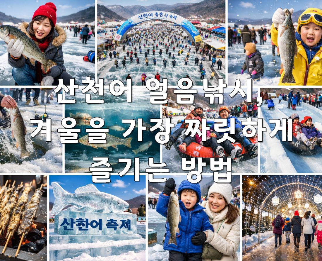 산천어 얼음낚시