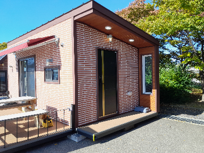 이동식주택 4평과 4평 데크