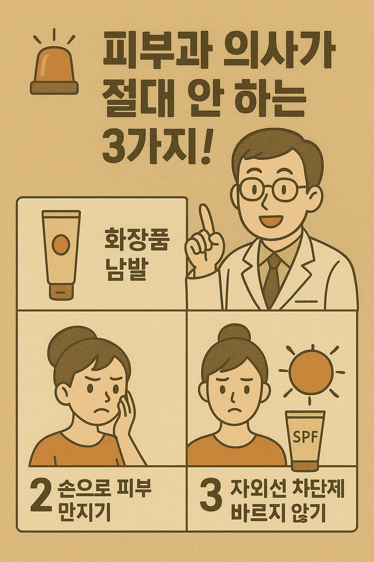 🚨피부과 의사가 절대 안 하는 3가지! 10년 젊어지는 비밀!