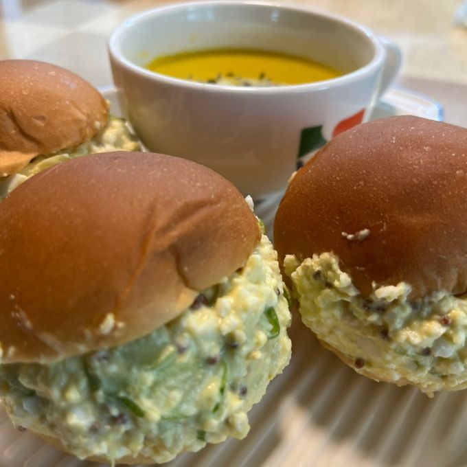 달걀 오이 샌드위치