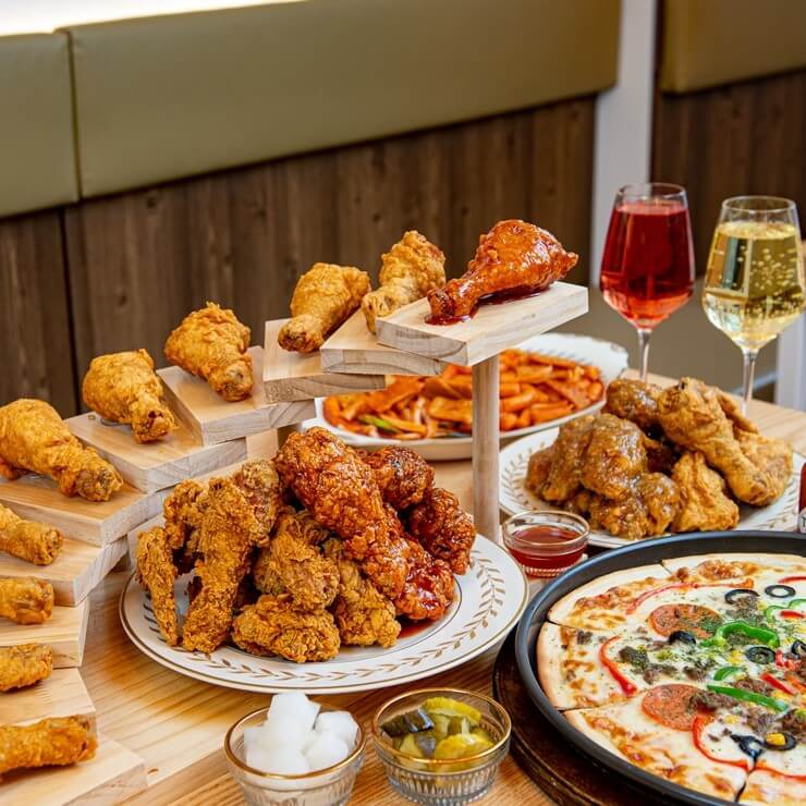 생방송오늘저녁 치킨계단 천국의 계닭 가산디지털단지