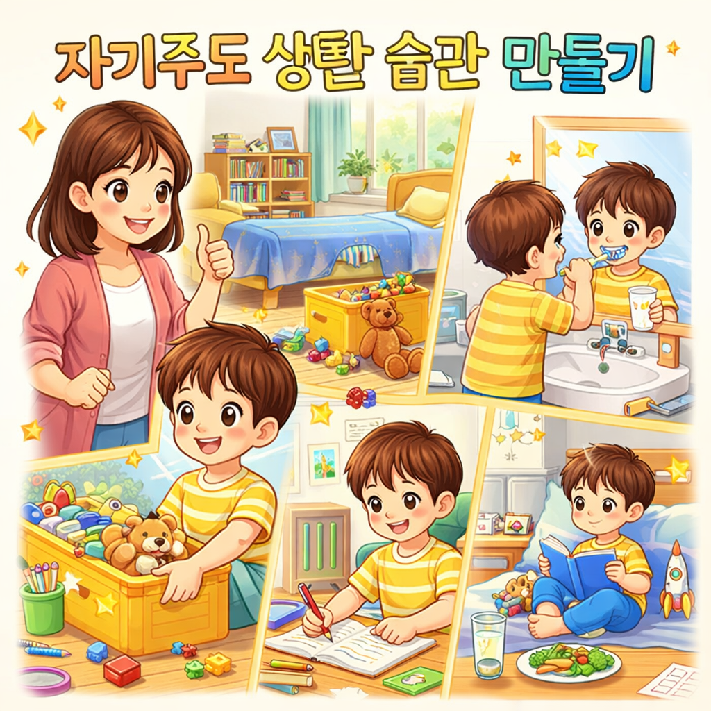 어린이 자기주도 생활 습관 만들기 관련 사진