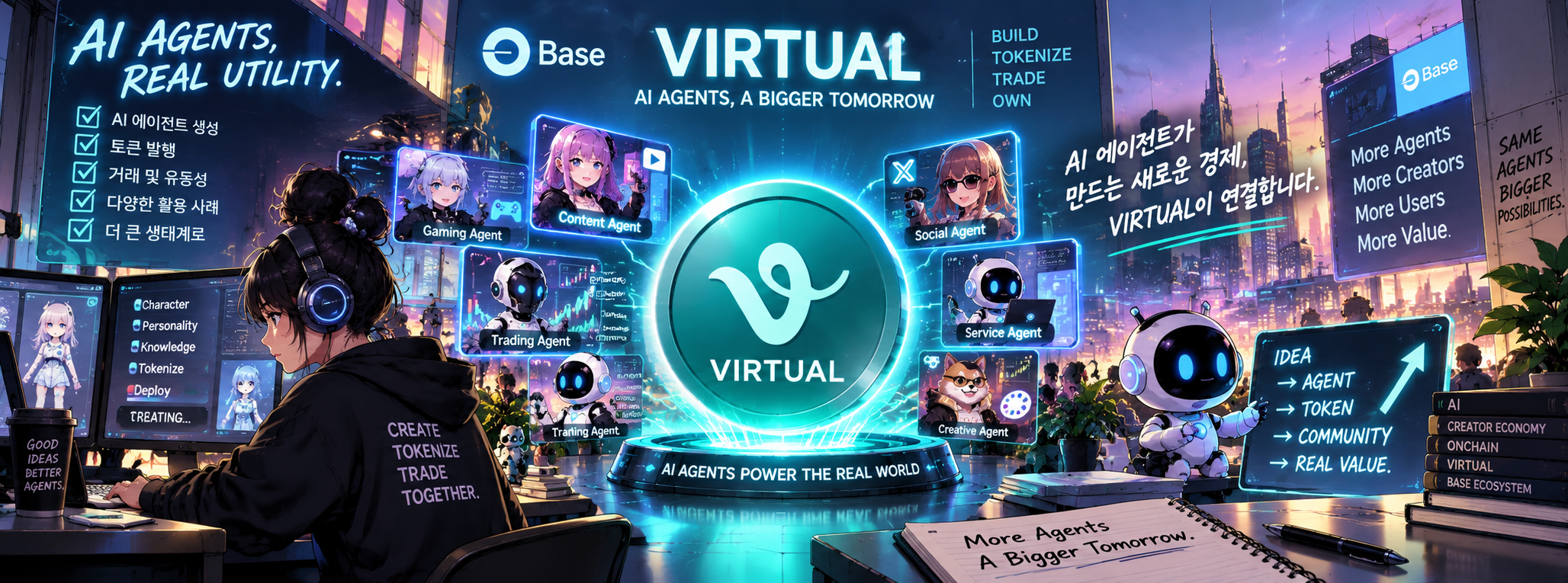 버추얼 프로토콜(VIRTUAL) 생태계