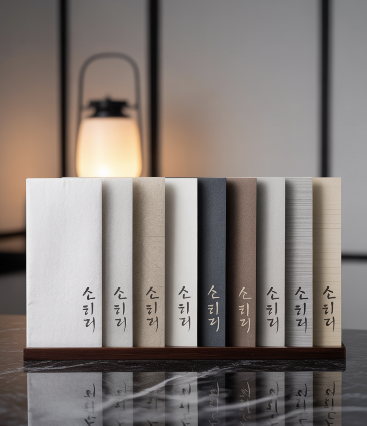 작품의 격을 높이는 '순지'와 '옥당지'