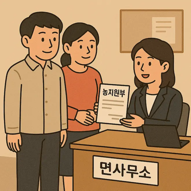 농지원부 신청