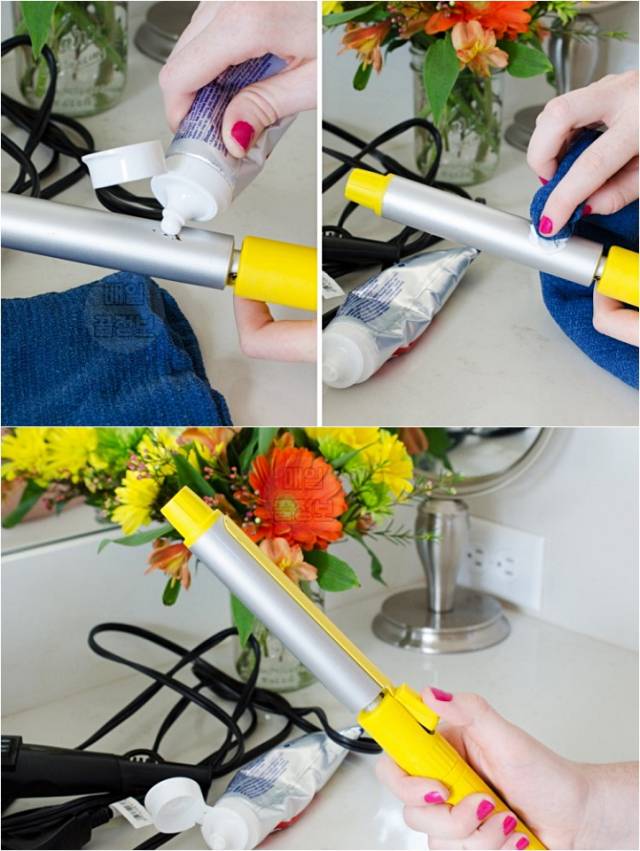 고데기 치약으로 닦을수 있는 물건,유통기한 지난 치약 활용법