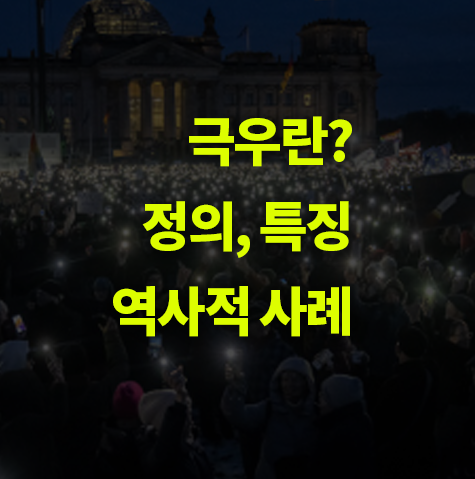극우란? 뜻, 특징, 역사 속 사례.