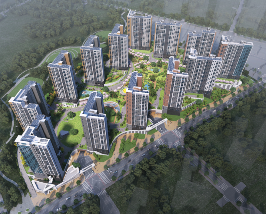 힐스테이트 검단 웰카운티 조감도