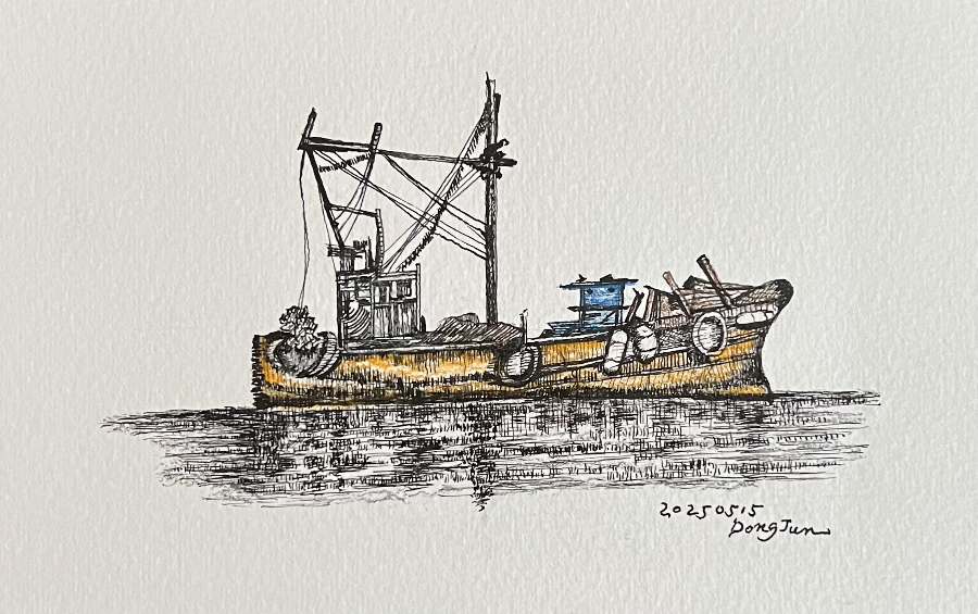 최신 펜드로잉, 크로스 해칭 드로잉