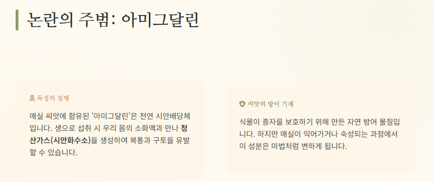 매실청 숙성기간