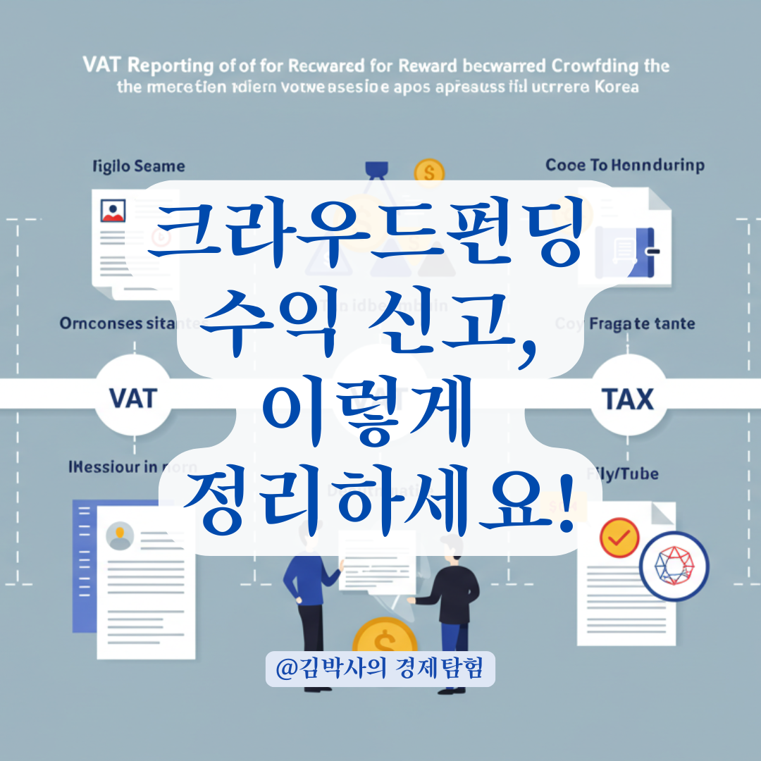 크라우드펀딩 부가세 신고 시기, 실수 줄이는 세무 기준 정리.