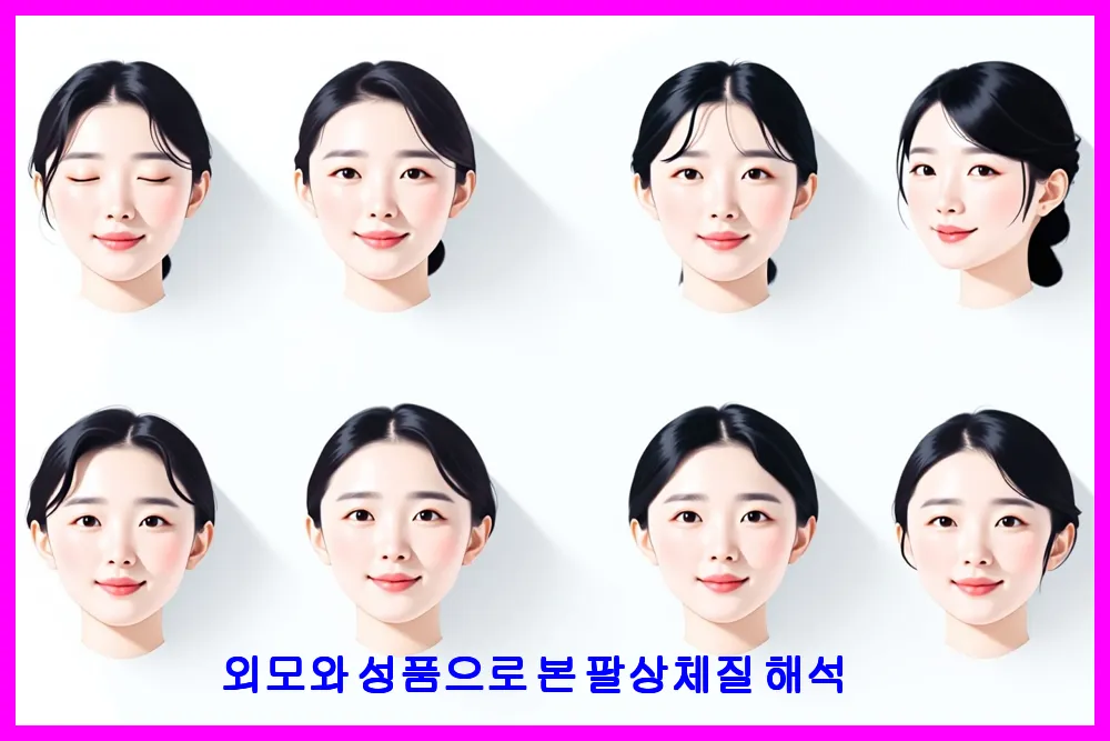 외모와 성품으로 본 팔상체질 해석