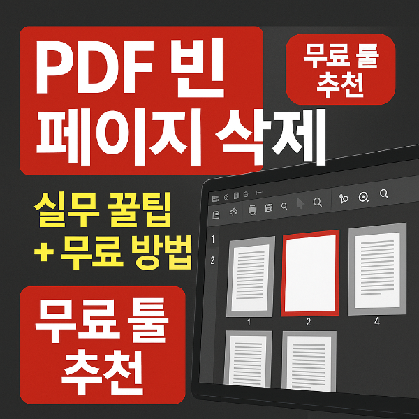 PDF 빈 페이지 제거