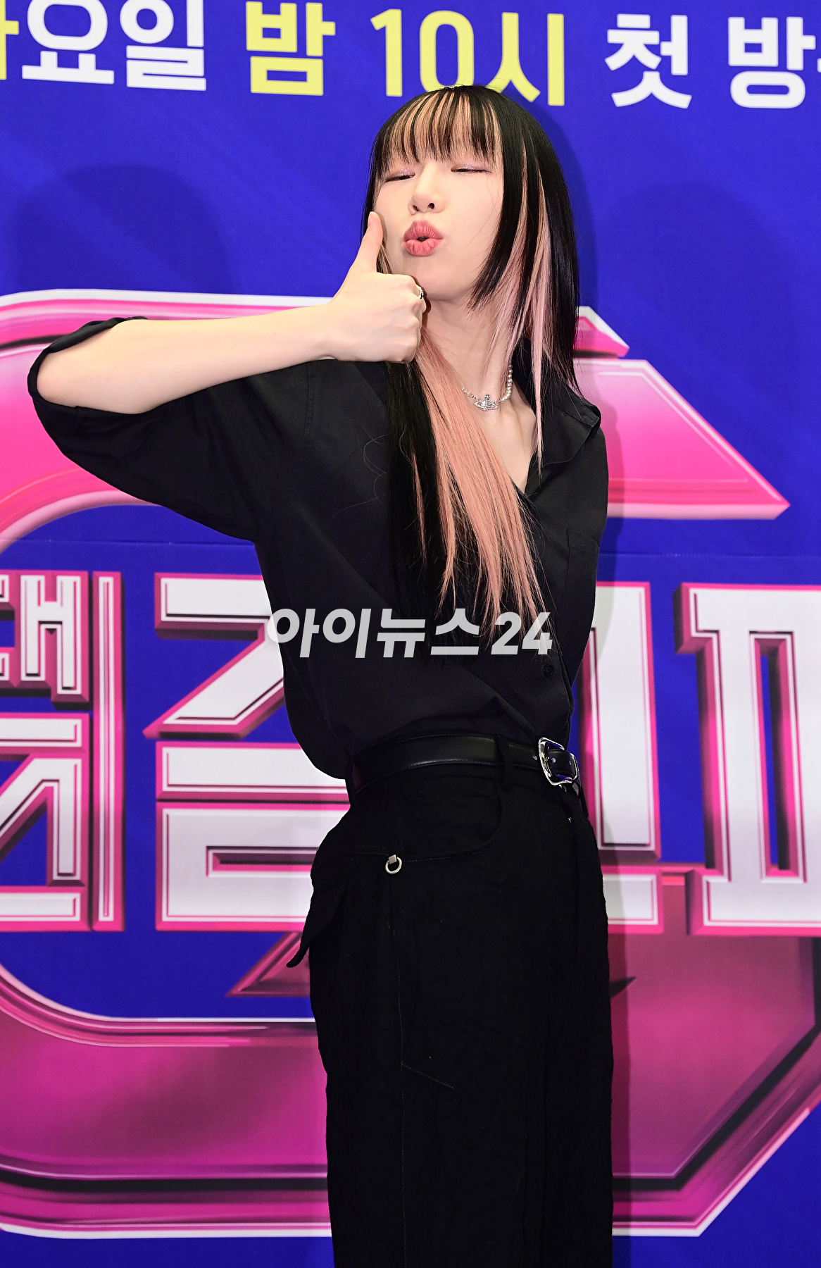 바다가 21일 오전 서울 마포구 스탠포드호텔에서 열린 Mnet '스트릿댄스 걸스 파이터2' 제작발표회에서 포즈를 취하고 있다. [사진=정소희 기자]