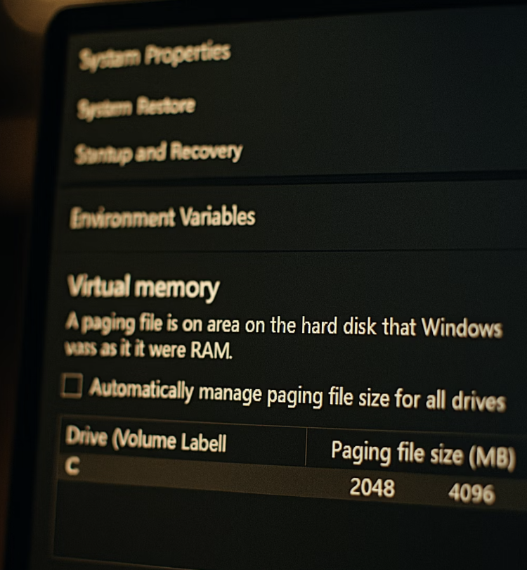 윈도우의 자동 관리를 믿으세요