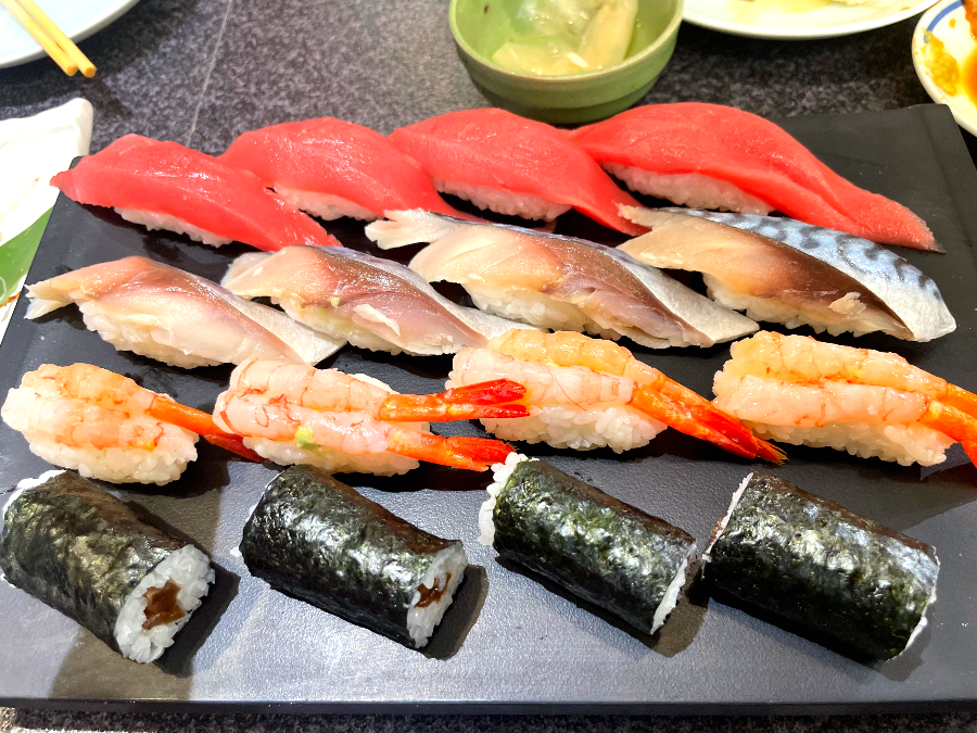 스시잔마이 참치,고등어,새우스시