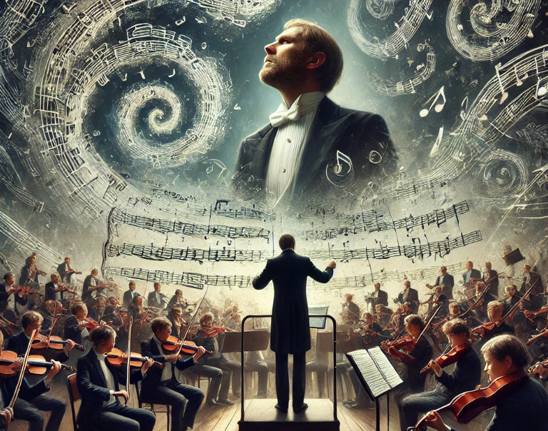 지휘자를 당황시키는 협주곡 관련 그림