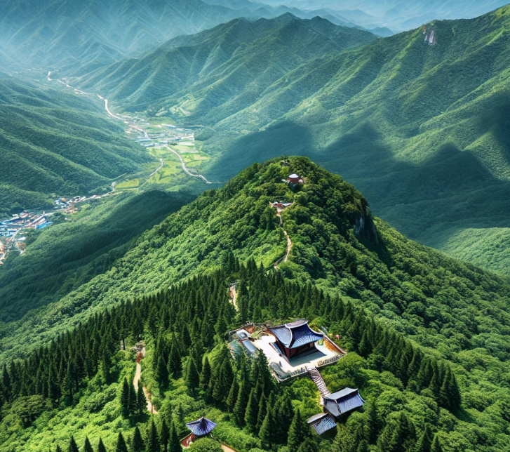 신어산의 자연경관 사진