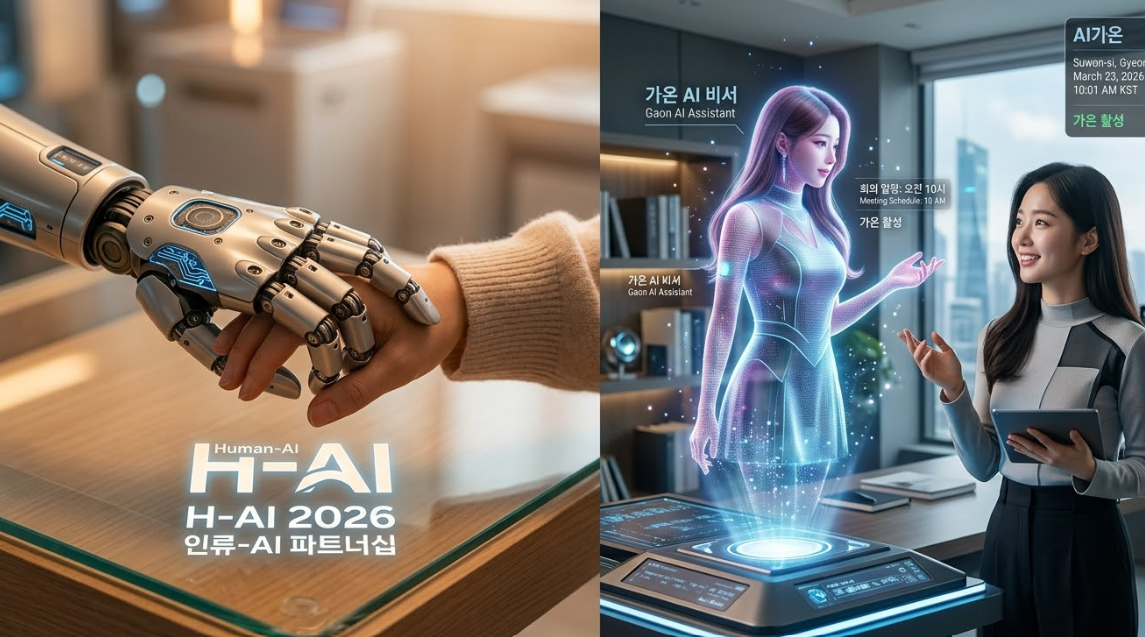 인간의 감성과 AI의 기술 지능이 조화를 이루는 미래 비즈니스 인사이트 시각화