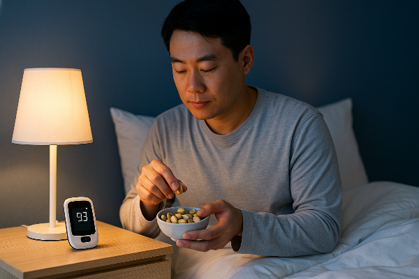 밤에 피스타치오 먹고 자면 아침 혈당이 달라집니다
