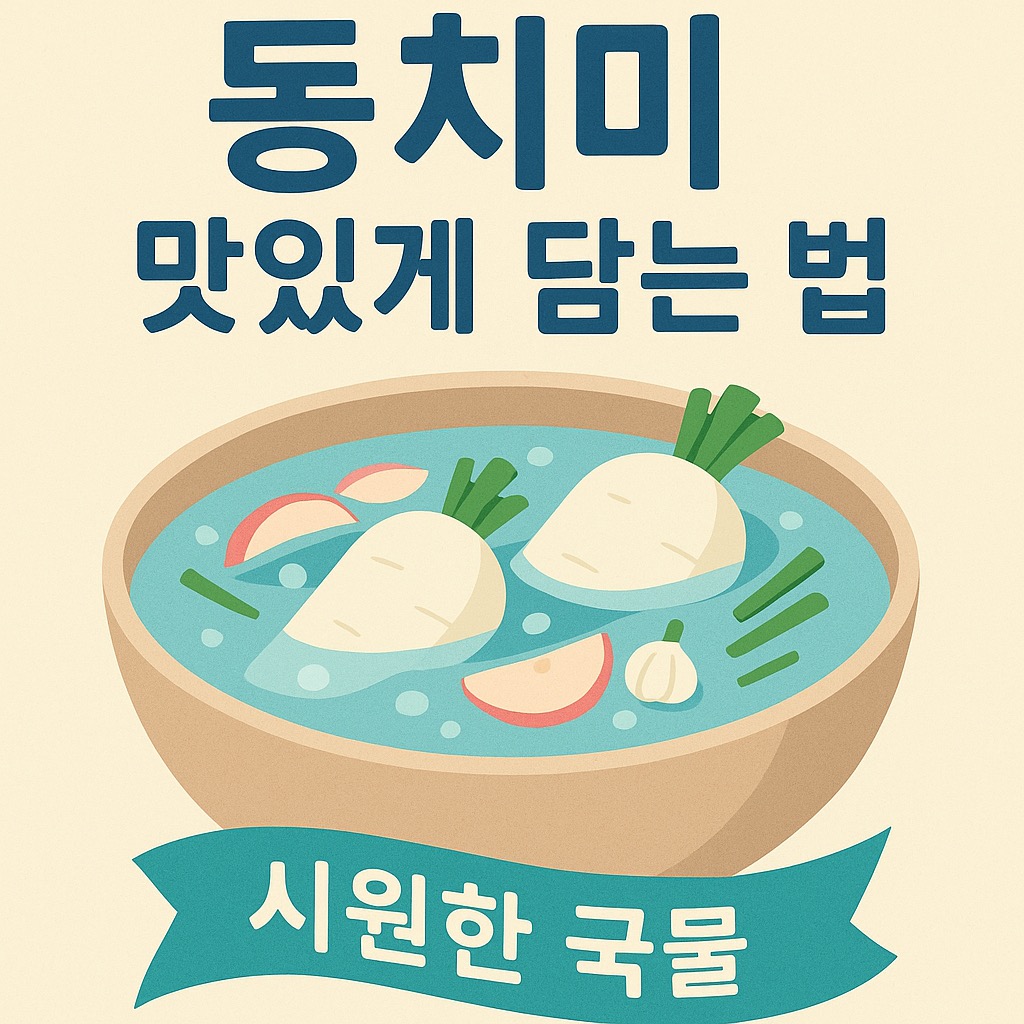 동치미 맛있게 담는법
