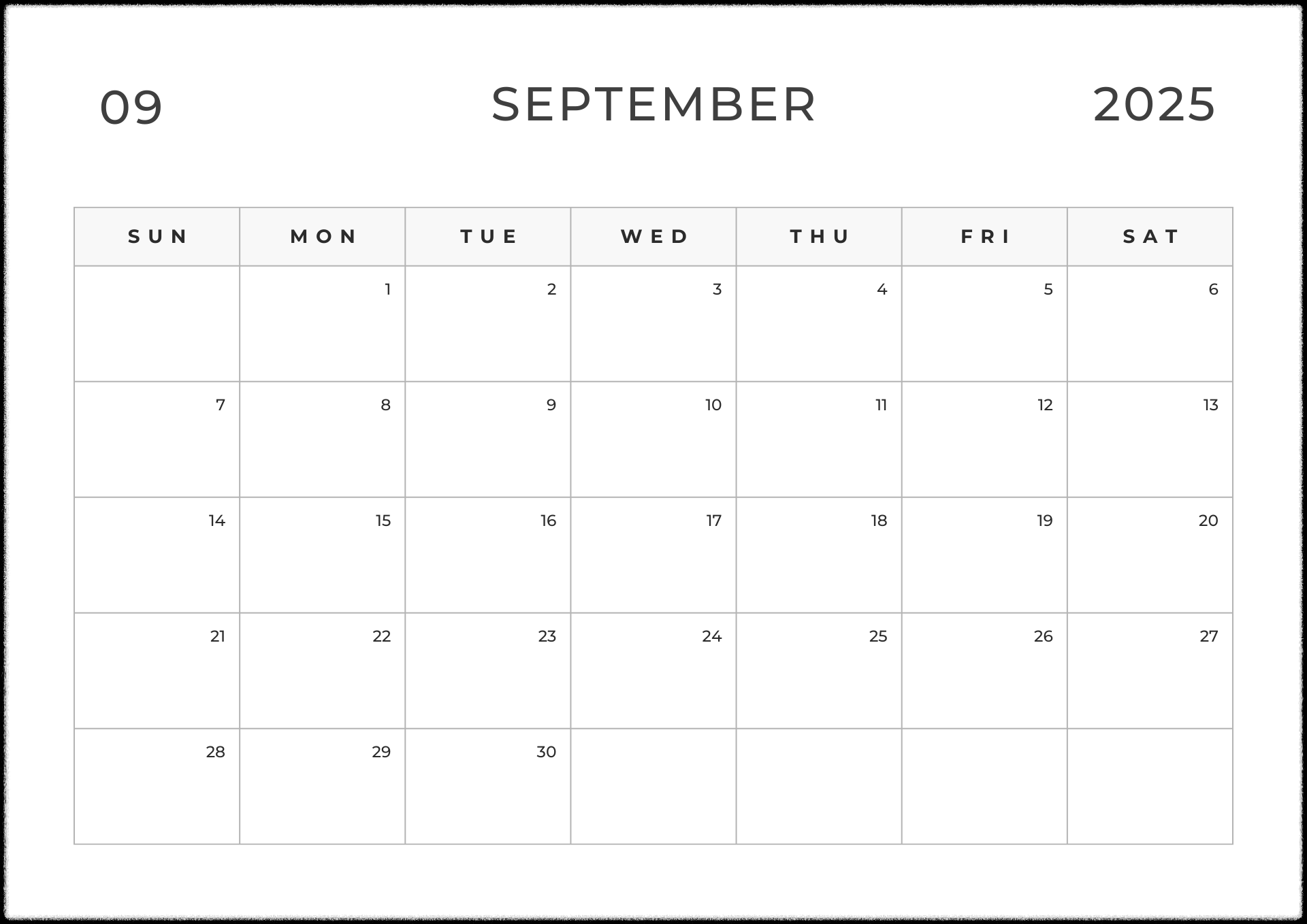 25년 9월 달력 프린트 배경화면 바탕화면 무료 다운로드 가을 감성 이미지 모음3