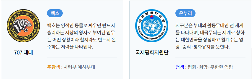 특전사 부대 마크