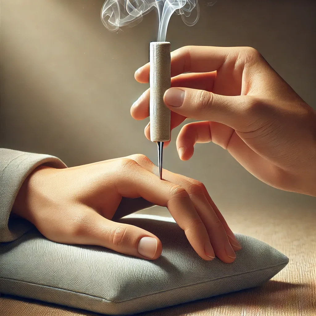 손가락 관절염 뜸치료법