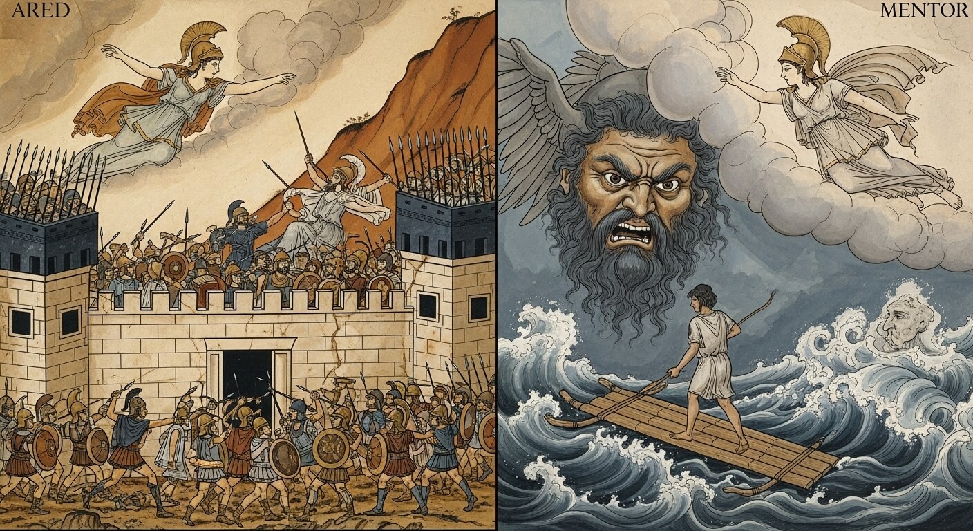 일리아드와 오디세이에서 본 신의 역할 차이 (복수, 개입, 전쟁) 관련 사진