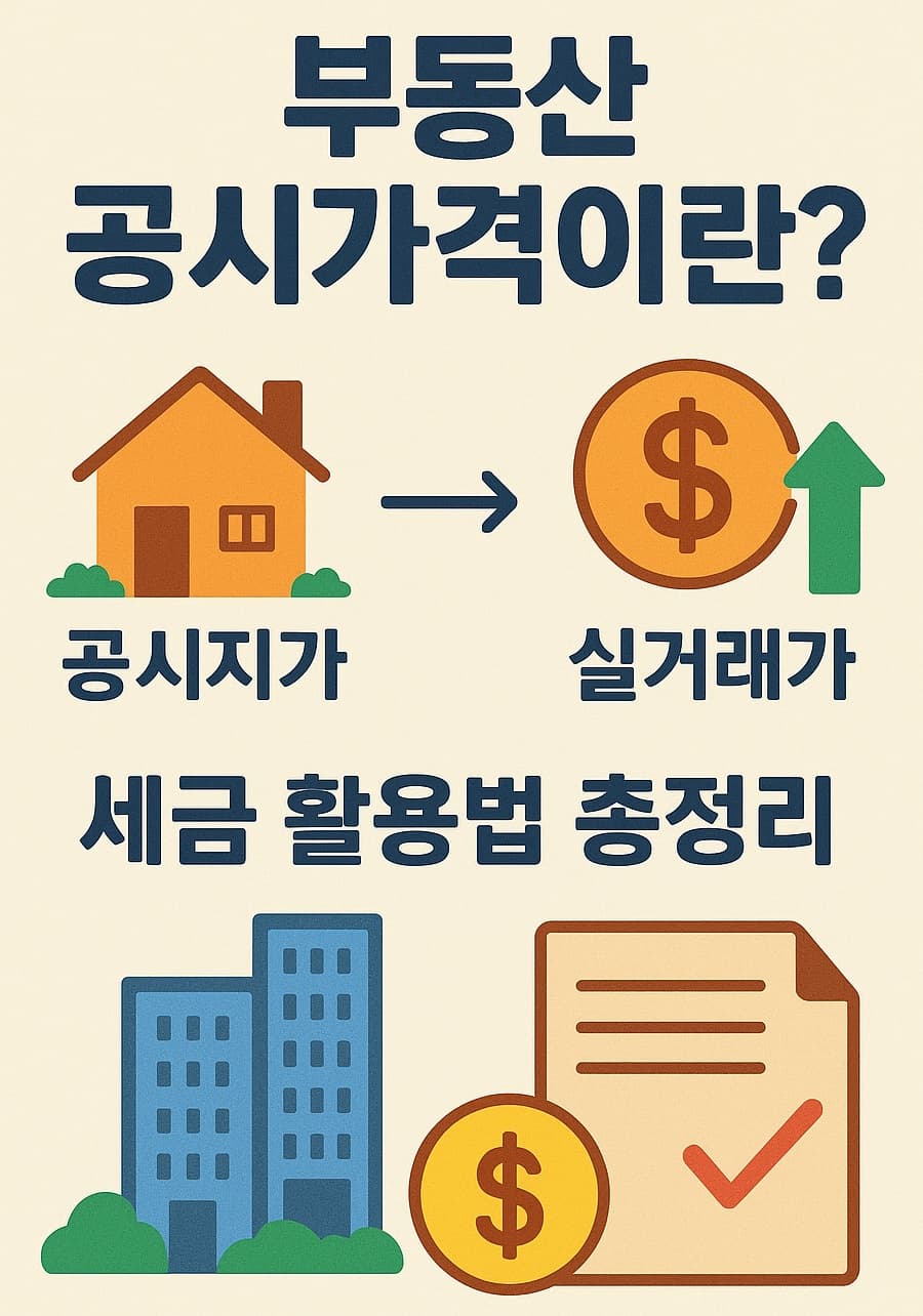 🏡 부동산 공시가격이란?: 공시지가, 실거래가 차이점과 세금 활용법 총정리 💰