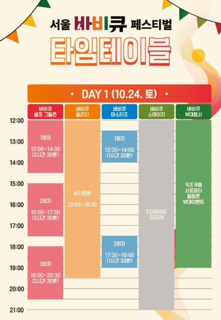 난지캠핑장 배치도