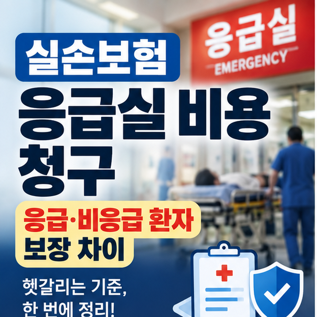 실손보험 응급실 비용 청구