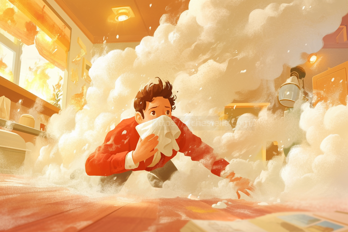 화재 연기 마셨을 때 응급 대처법