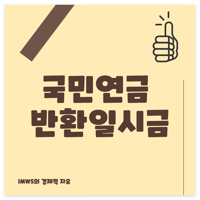 국민연금 반환일시금 지급대상