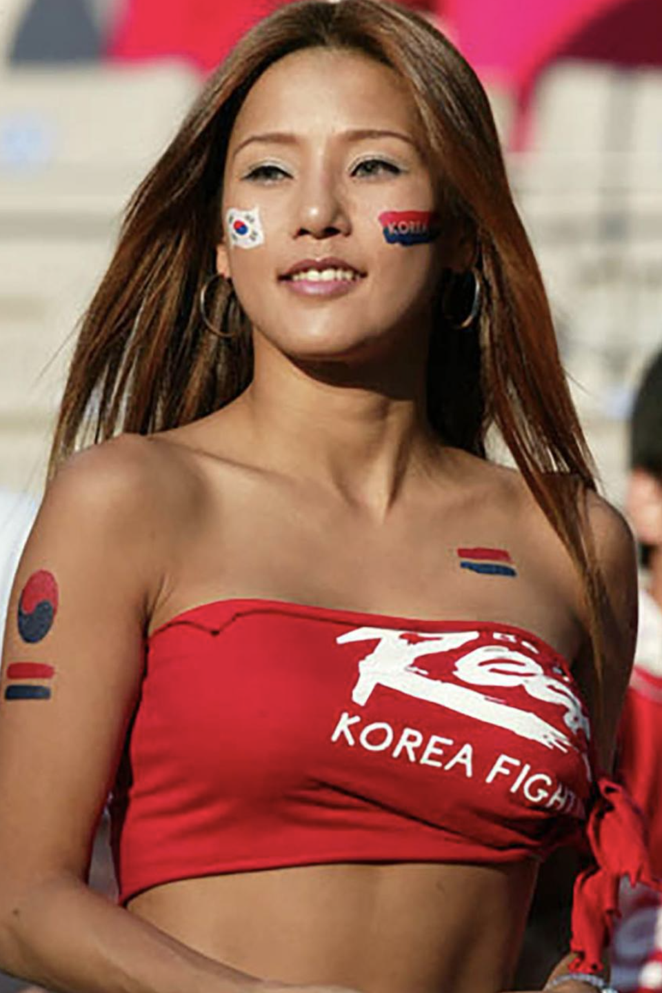 미나 월드컵 응원녀