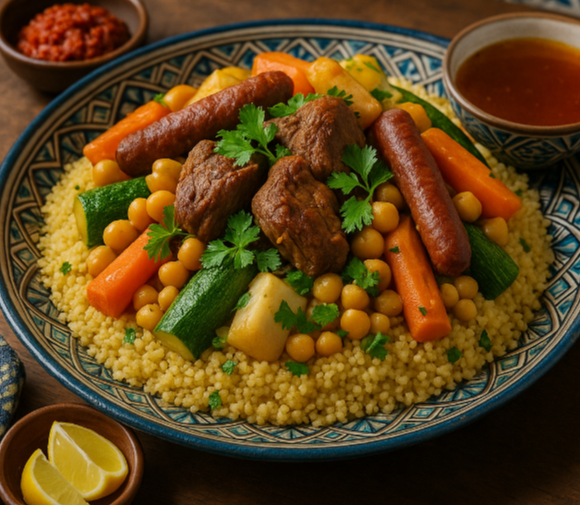 알제리 전통 음식 쿠스쿠스 관련 사진