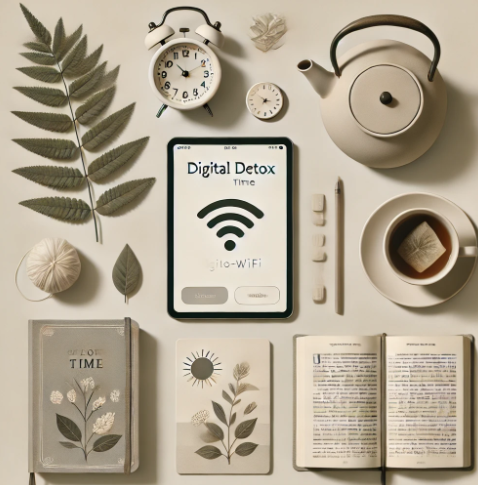 디지털 디톡스 식사와 생활