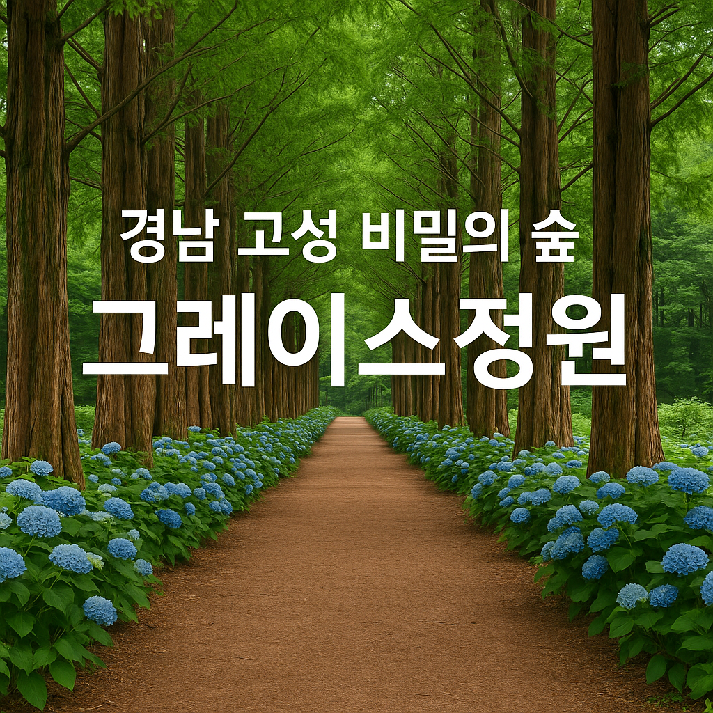 경남 고성 '그레이스정원' – 수국이 부르는 힐링의 숲