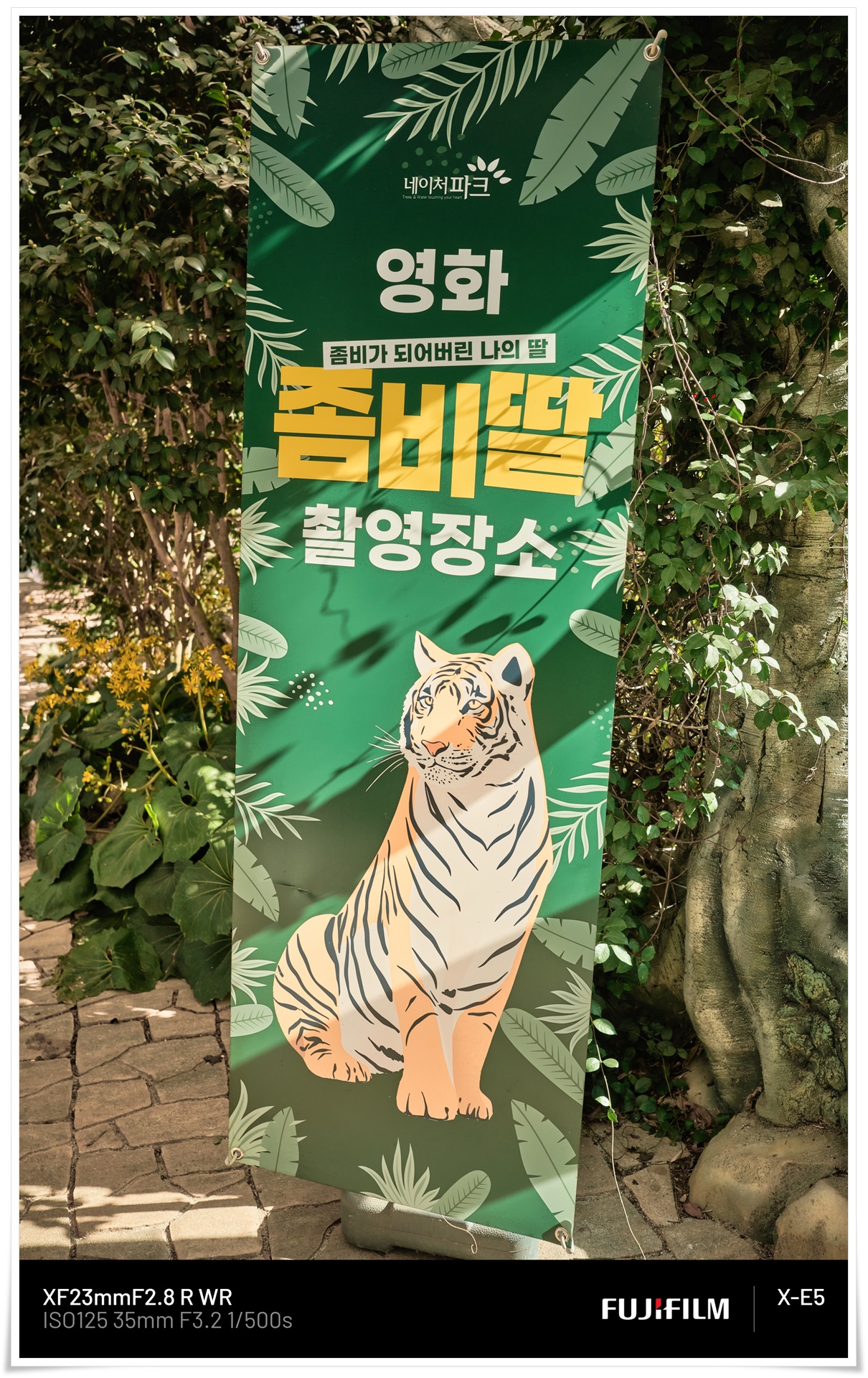 대구 네이처파크 맹수 구역 안내판